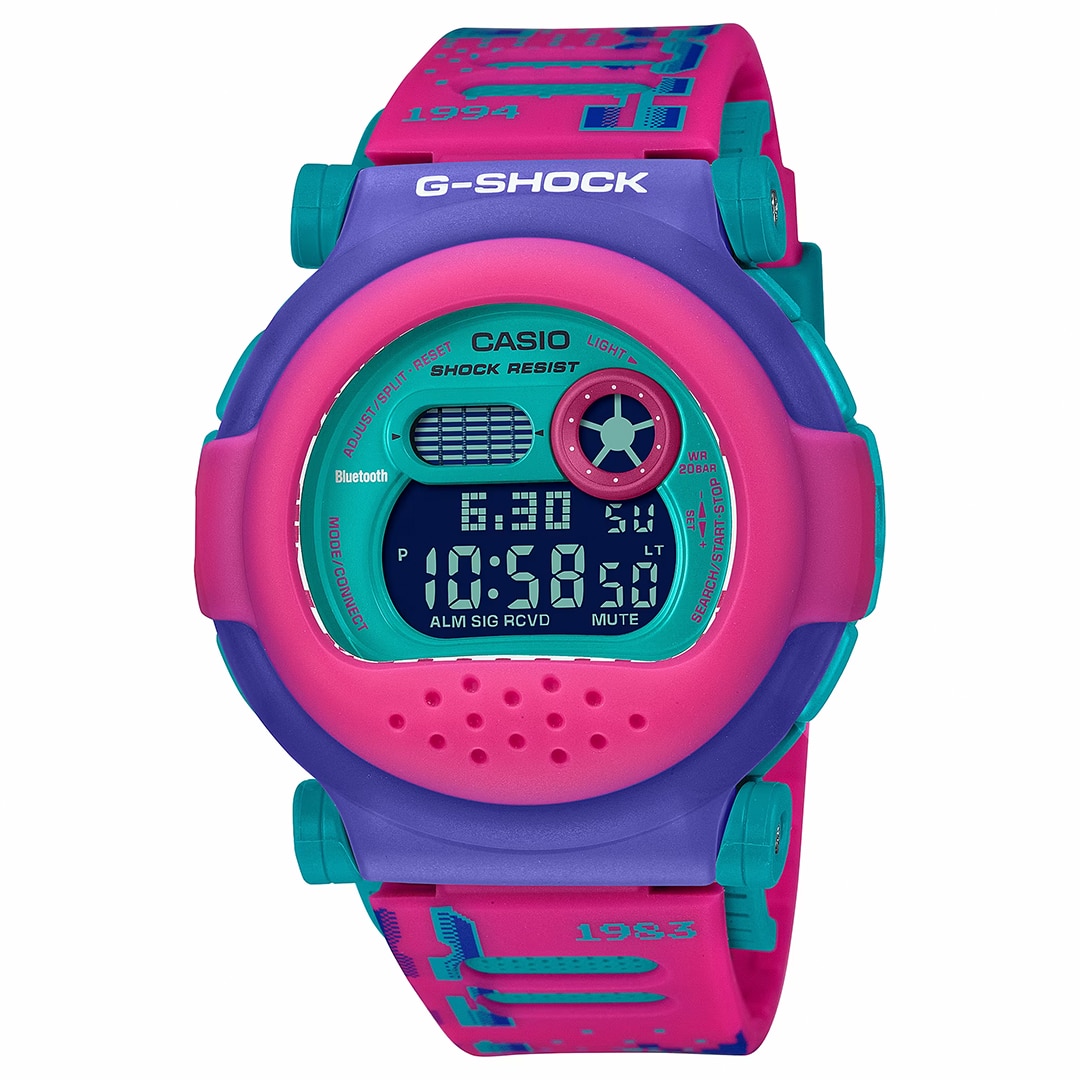 G-SHOCKより80年代のレトロカルチャーやゲームグラフィックを G-SHOCKより80年代のレトロカルチャーやゲームグラフィックを