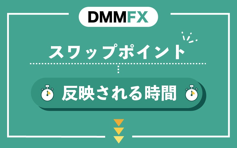 DMM FXでスワップポイントが反映される時間