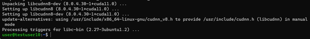 cudnnをインストール