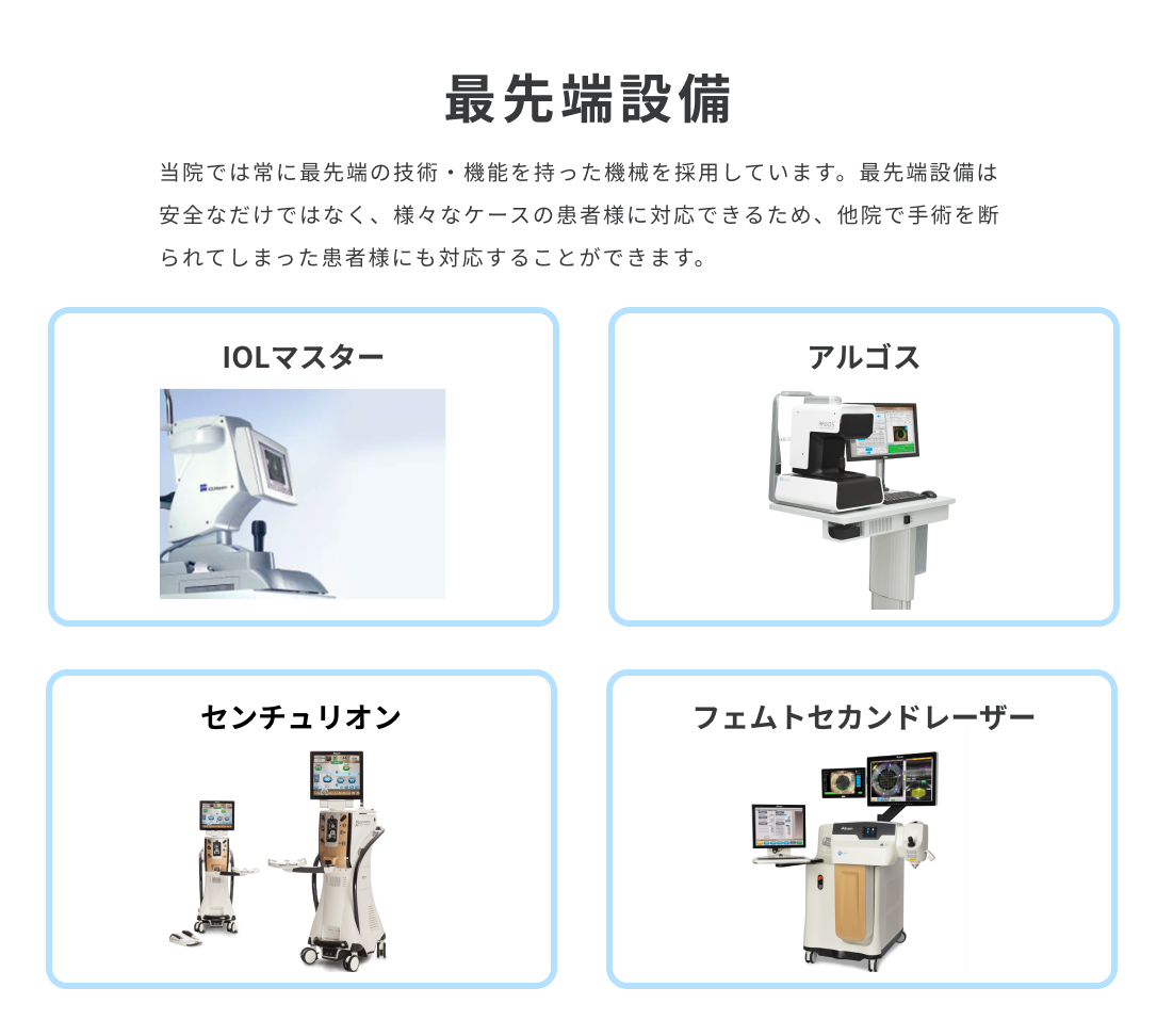 最先端設備