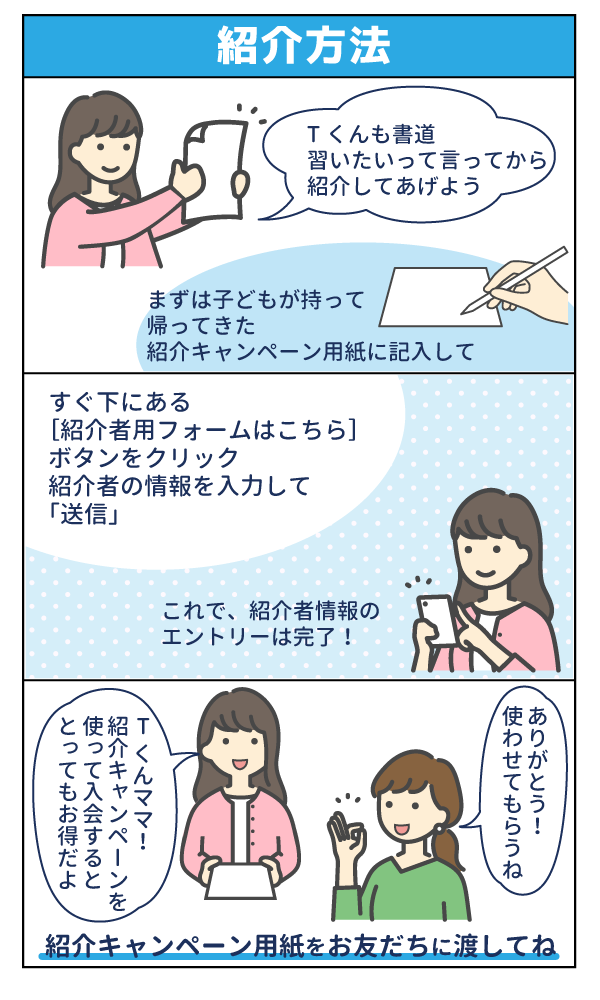 紹介方法漫画
