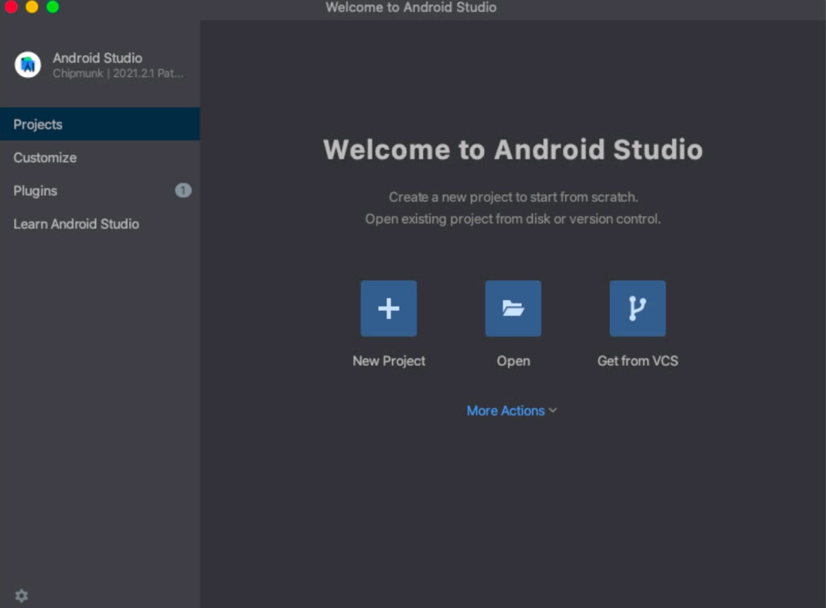 Android Studioのインストール