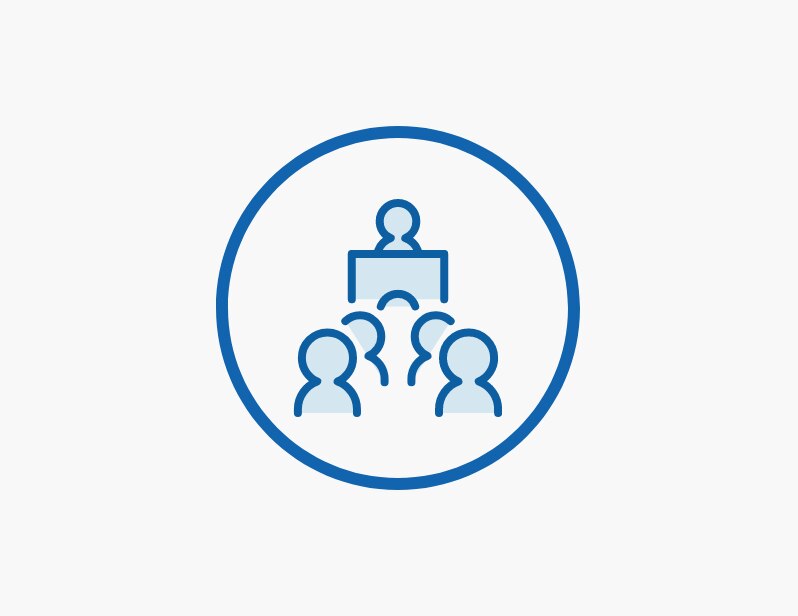 Planificación y gestión de eventos médicos y sesiones de formación especializada.