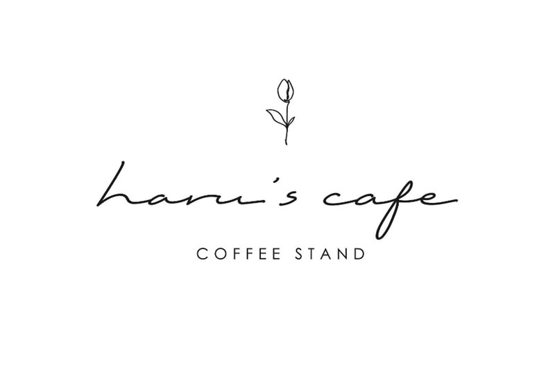 デロンギ導入事例|haru’s cafe|ロゴ