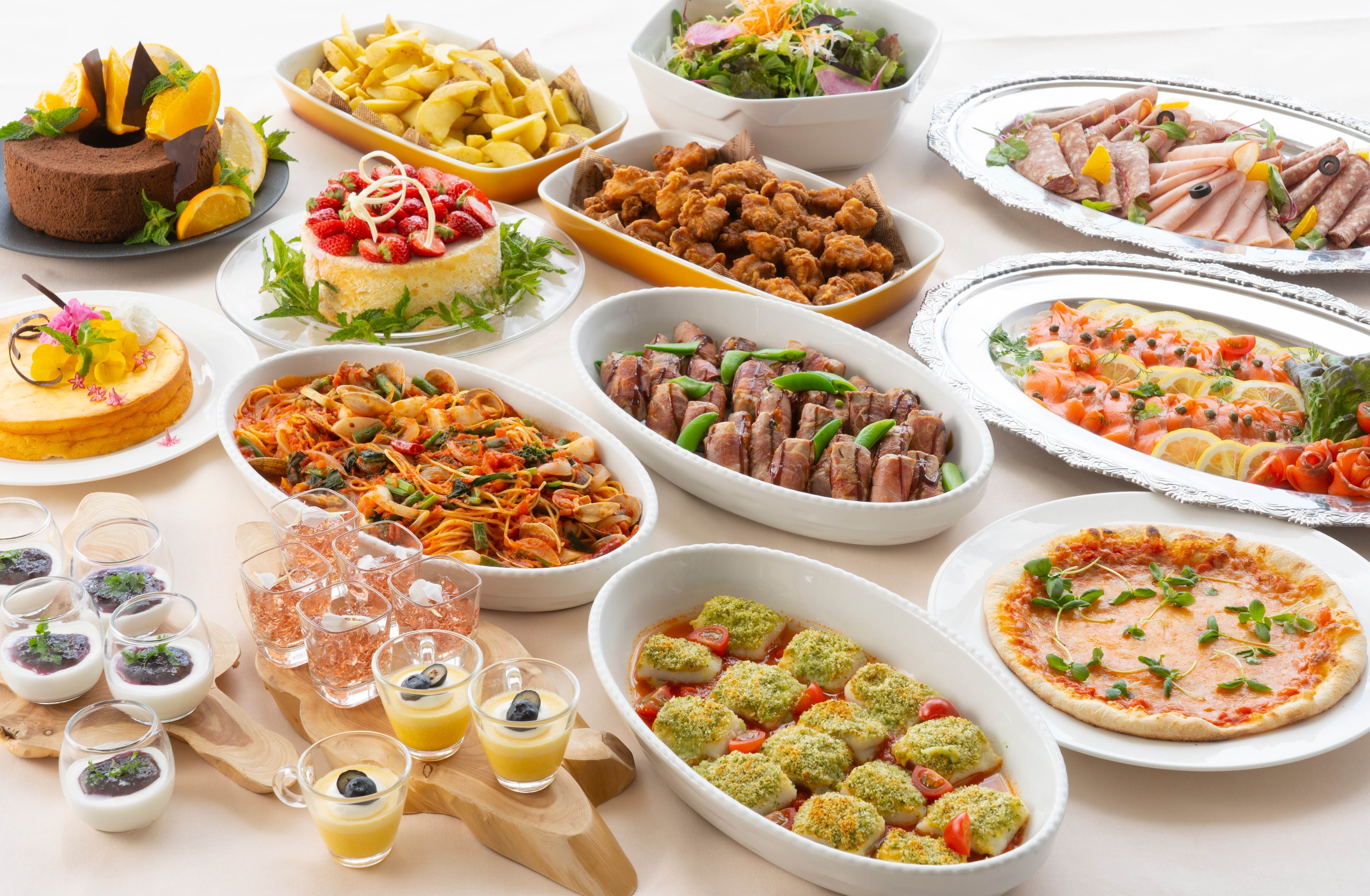ランチバイキングお料理