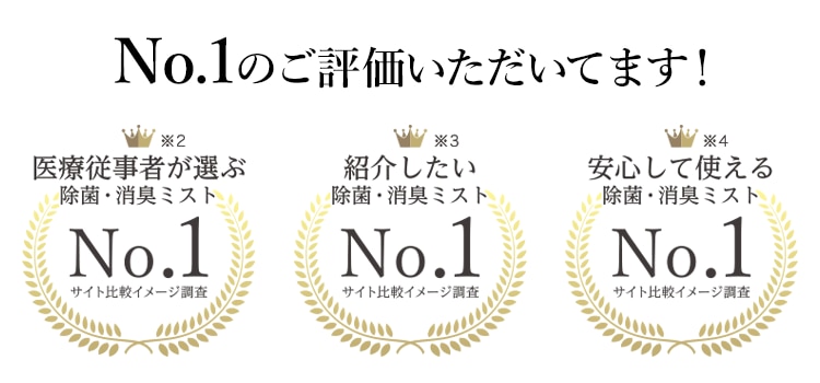 No1のご評価いただいてます