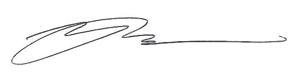 Firma manuscrita del representante.