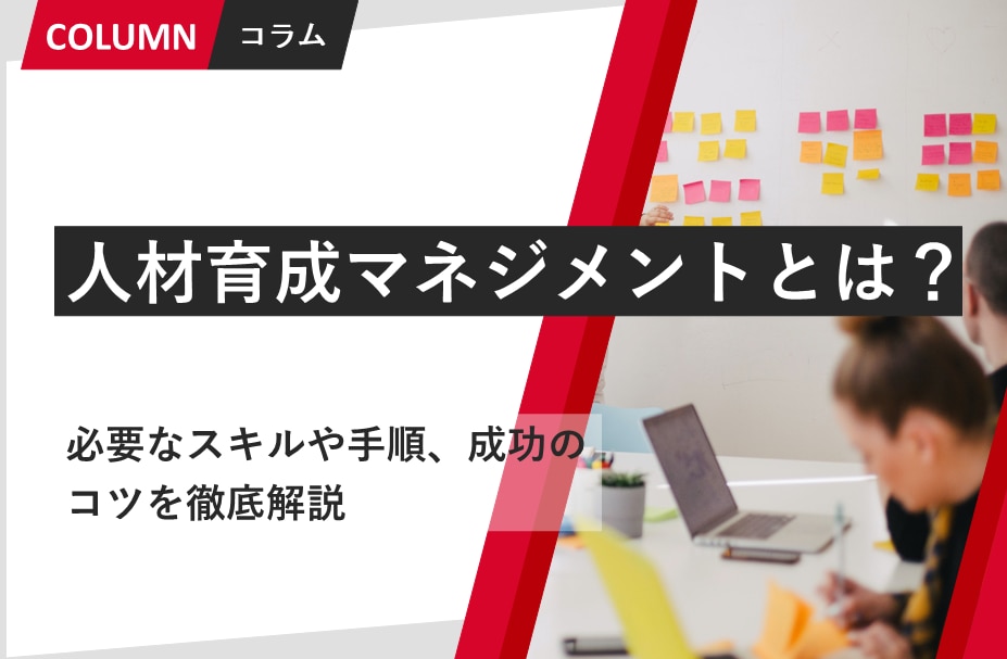 人材育成マネジメントとは？必要なスキルや手順、成功のコツを徹底解説