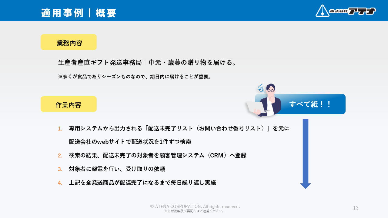 株式会社アテナのBTOサービスのダウンロード資料のサンプル②