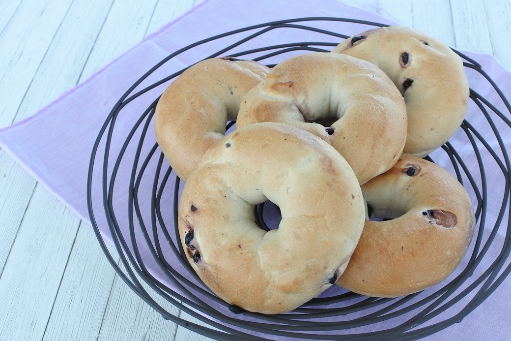 ブルーベリ−ベーグル