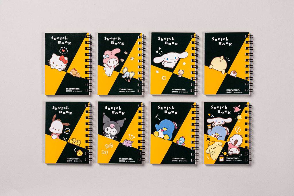 制作事例】販売用スケッチブック-サンリオさま｜マルマンとつくる