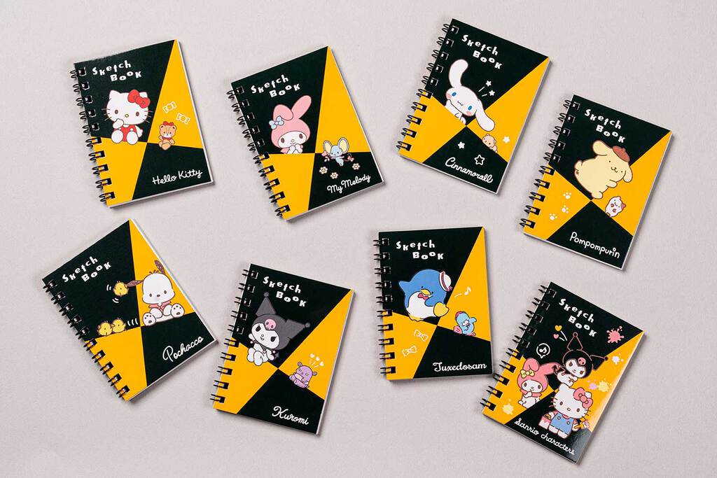 制作事例】販売用スケッチブック-サンリオさま｜マルマンとつくる