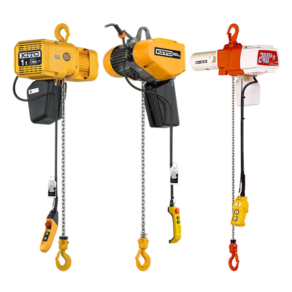 電気チェーンブロック 現行機種の比較表