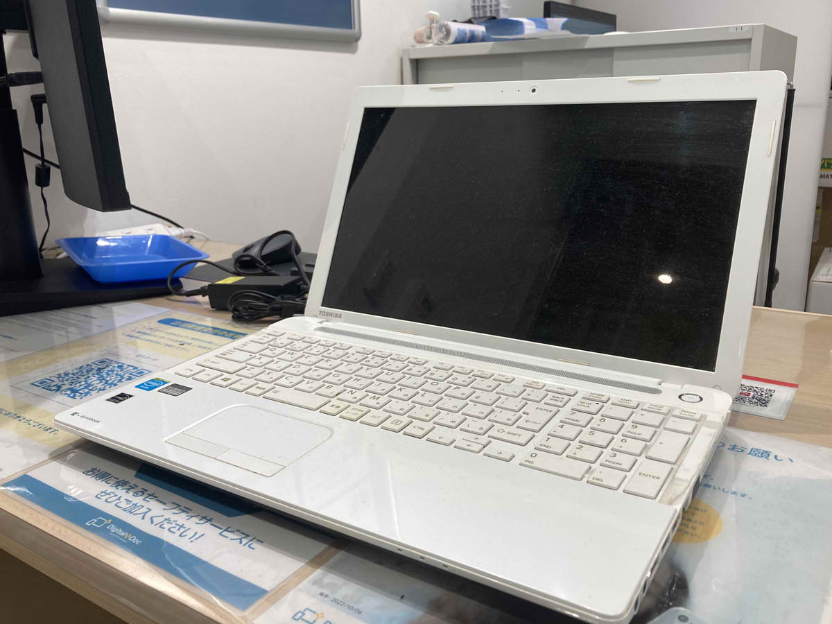 東芝製ノートPCのデータ復旧【データ救出事例】