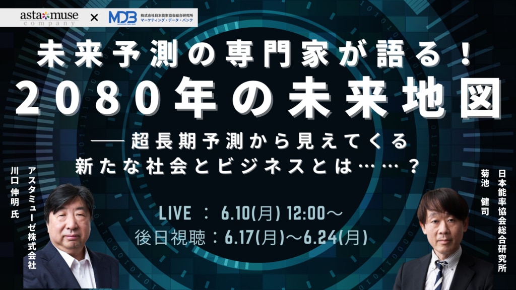 0610 未来予測の専門家が語る！2080年の未来地図