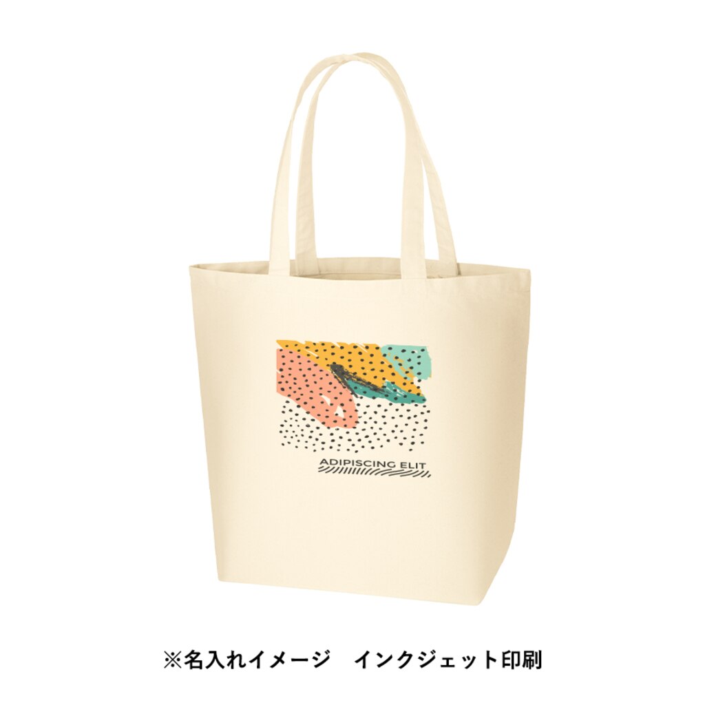 KICHIZO オーガニックコットン　キャンバストートバッグ KICHIZO オーガニックコットン キャンバストートバッグ レザー