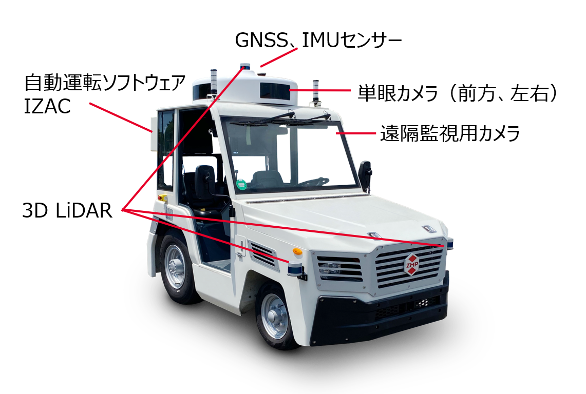 自動運転EV牽引車両 | RoboCar Tractor 25T for Factory