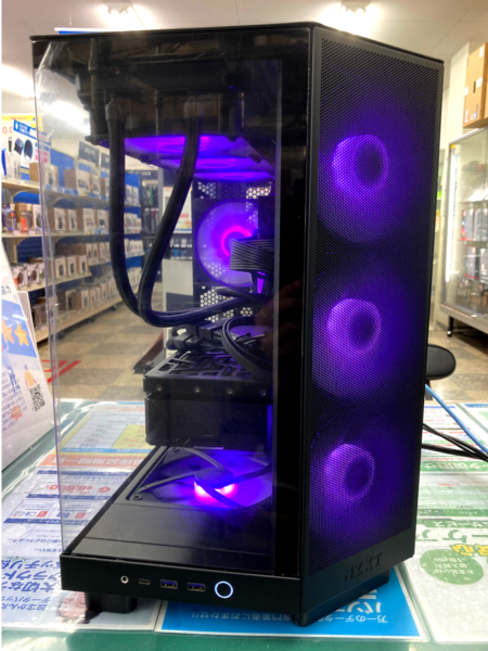 PC組立代行 NZXTピラーレスケースを採用したオシャレでハイ PC組立代行 NZXTピラーレスケースを採用したオシャレでハイ