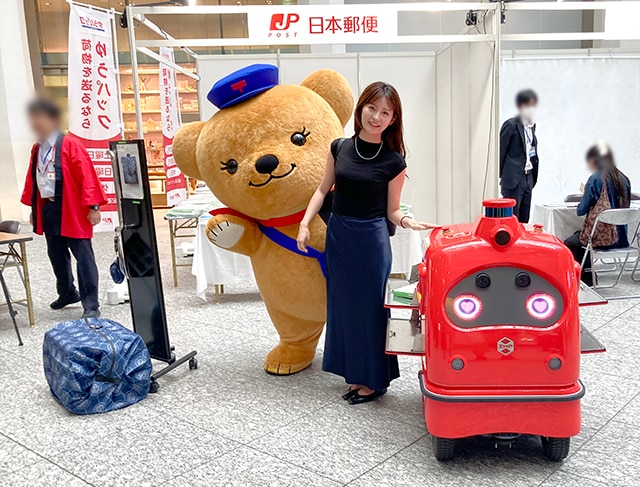 東京物流ビズ普及啓発イベント「減らそう!再配達」で 配送ロボ 東京物流ビズ普及啓発イベント「減らそう!再配達」で 配送ロボ