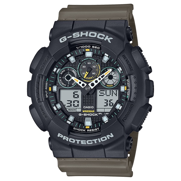 NPK G-SHOCK時計 新製品】 G-SHOCKより人気のGA-100モデル Two tone utility