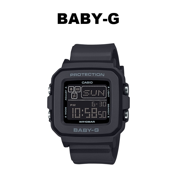 新製品】 BABY-Gより スクエアフェイスのデジタルウオッチ BGD-10-1JF 登場 | 株式会社ザ・クロックハウス