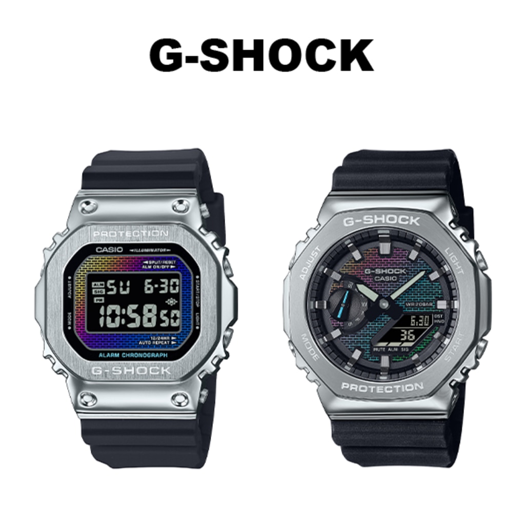 新製品】G-SHOCK(ジーショック)よりレインボーカラーで表現され 新製品】G-SHOCK(ジーショック)よりレインボーカラーで表現され