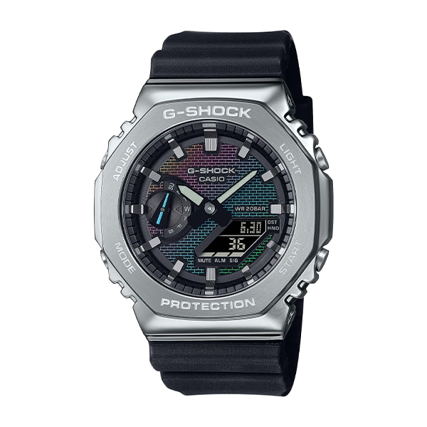 新製品】G-SHOCK(ジーショック)よりレインボーカラーで表現された文字板とメタルベゼルモデルGM-5600RW-1JF・  GM-2100RW-1AJF登場 | 株式会社ザ・クロックハウス