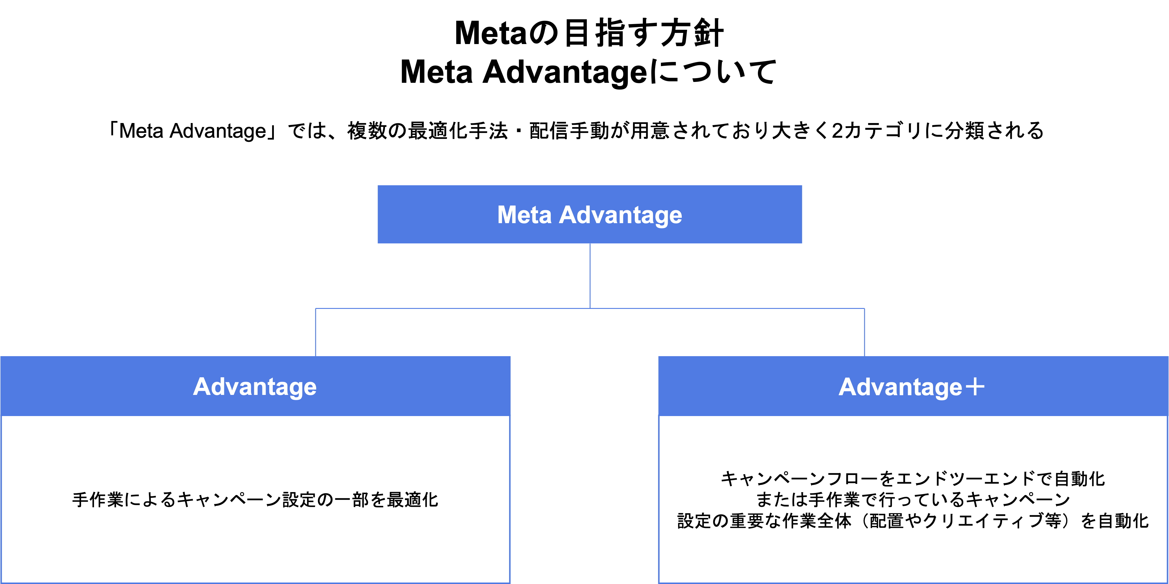 Meta Advantageカテゴリについて