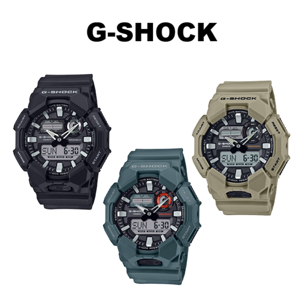 新製品】G-SHOCK(ジーショック)より10年バッテリーの新定番モデルGA-010-1AJF・GA-010-2AJF・GA-010-5AJF登場 |  株式会社ザ・クロックハウス