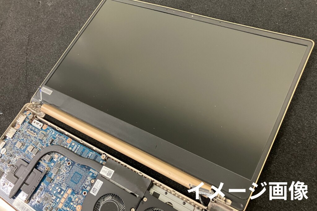 パソコン修理 液晶が割れたノートPCの液晶パネル交換事例 ドスパラ富山