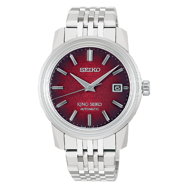 激安超安値 新製品】KING SEIKO(キングセイコー)より有機的な型打模様と アナログ(手巻き)