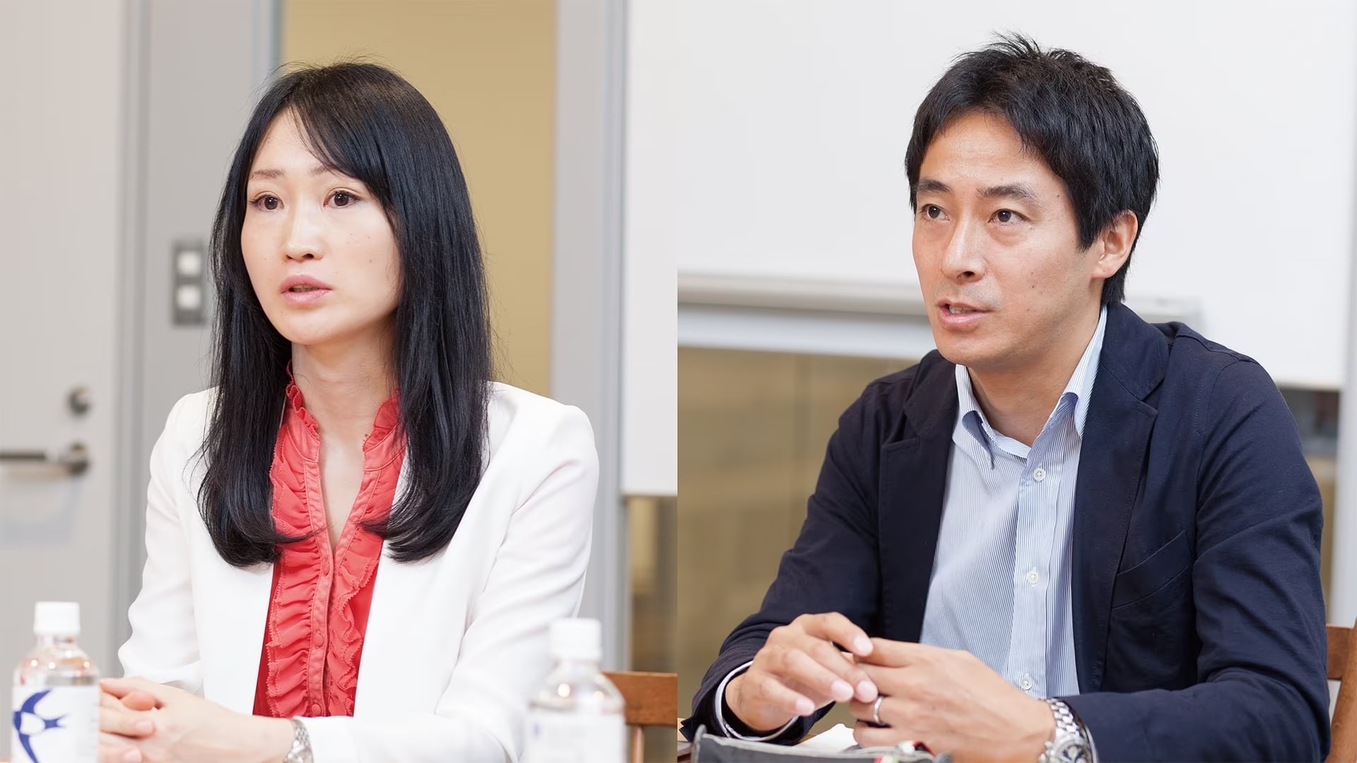 左から、有馬美帆 様（社会保険労務士法人シグナル）と山本純次 様（社会保険労務士表参道HRオフィス）の写真