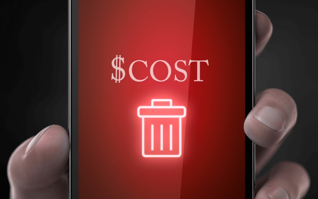 データ消去証明書の費用例