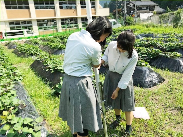MIHARAS設置先：岐阜県立郡上高等学校 設置時