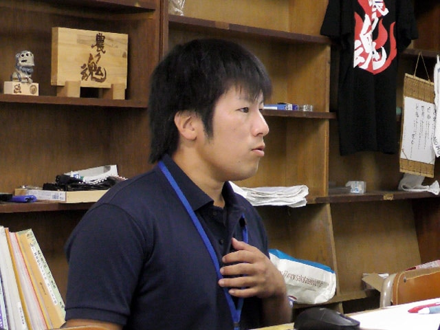 MIHARAS設置先：岐阜県立郡上高等学校 安納芋新ブランドプロジェクト　井上先生