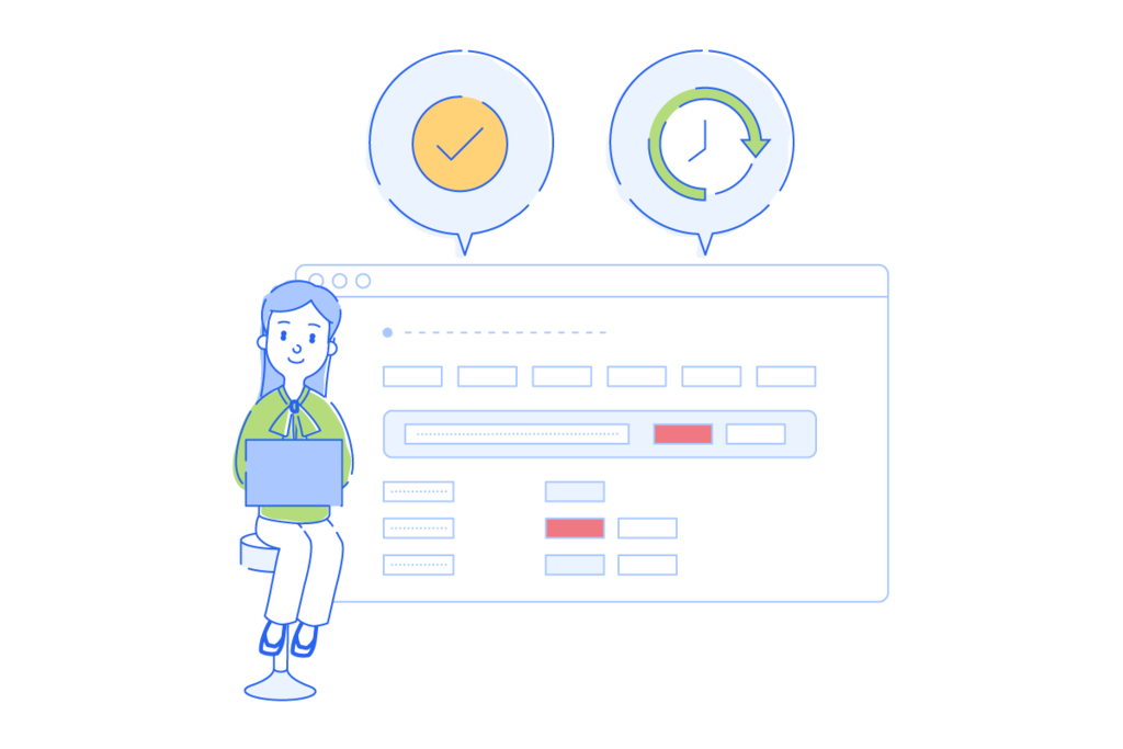 freeeデータ化サービスの特徴 point3 イメージイラスト