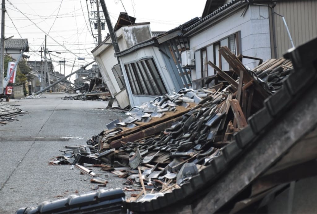 繰り返し地震による被災