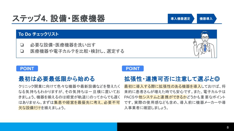 クリニック開業ステップの解説