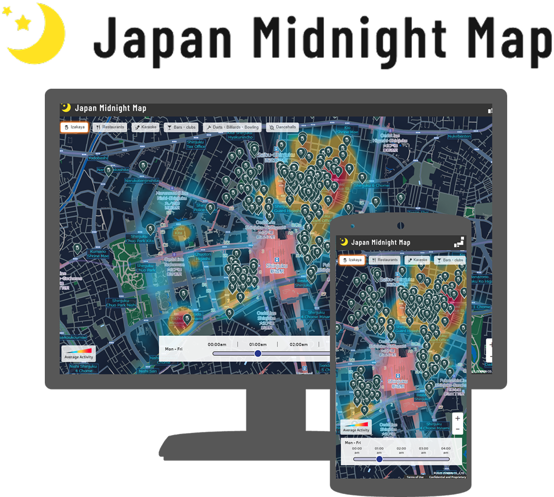 Japan Midnight Mapデモ