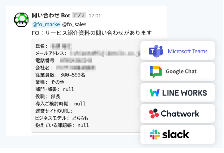 チャット通知