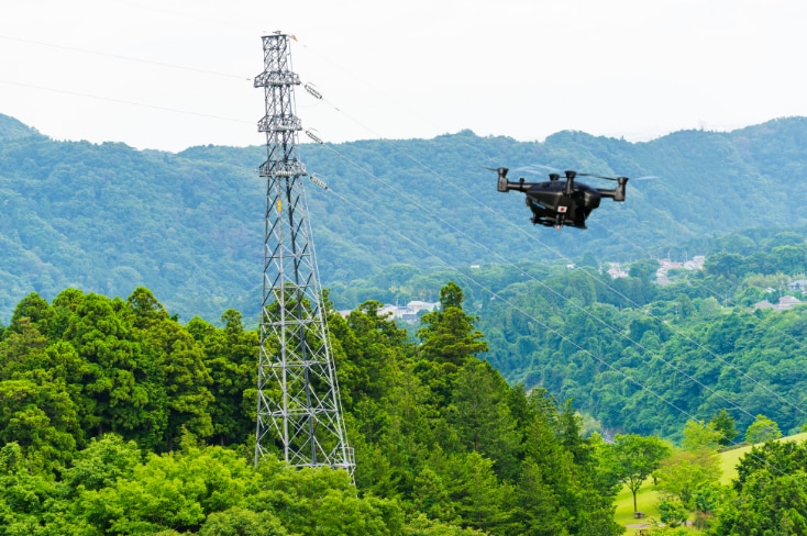 エンジンドローン事業_想定ユースケース点検業務イメージ画像