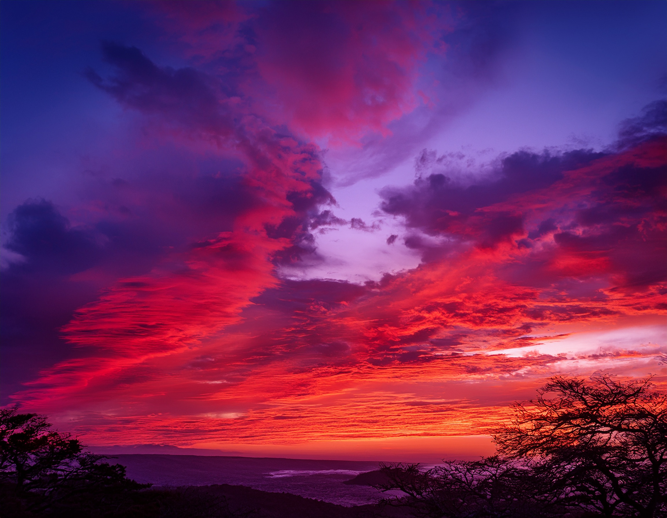 ブログ│夕暮れの空の画像