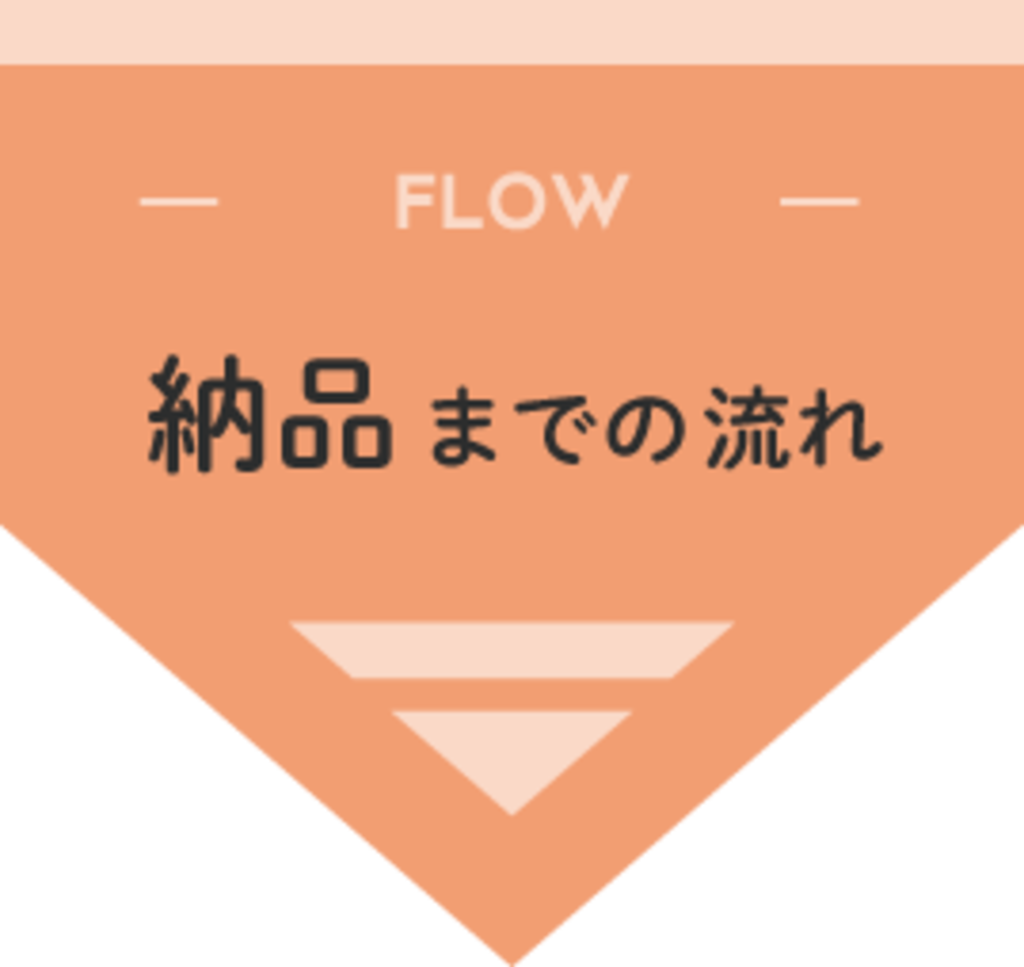納品までの流れ