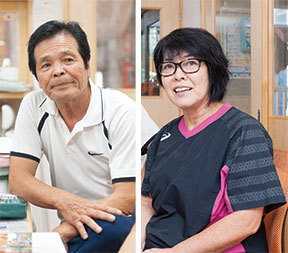 園長　前城 永淳さま、副園長　前城 惠子さま