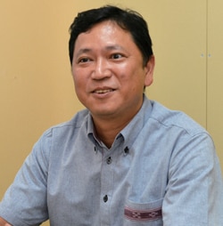 第三製造部 部長 永田 幸三さま（平成28年当時）