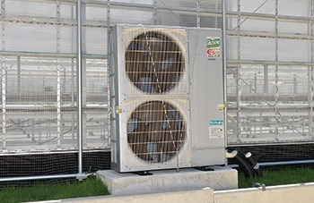 ヒートポンプ空調機（室外機） (3.4kW×6台)