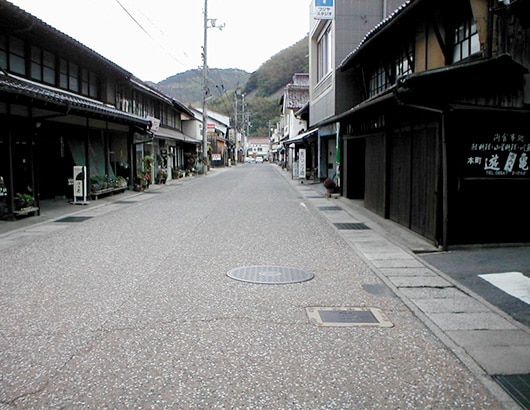 津和野地区（島根県津和野町）地中化前