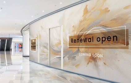 ペインティングアートの仮囲い