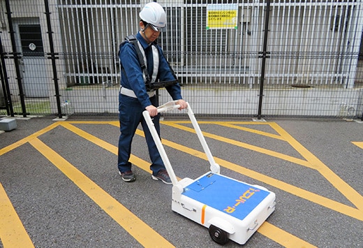  非破壊探査による埋設物調査１_無電柱化事業（行政様向け）