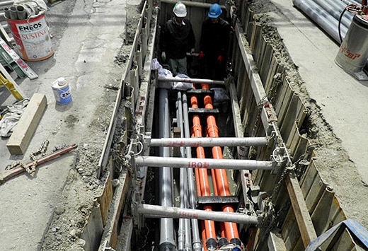 管路敷設工事２_無電柱化事業（行政様向け）